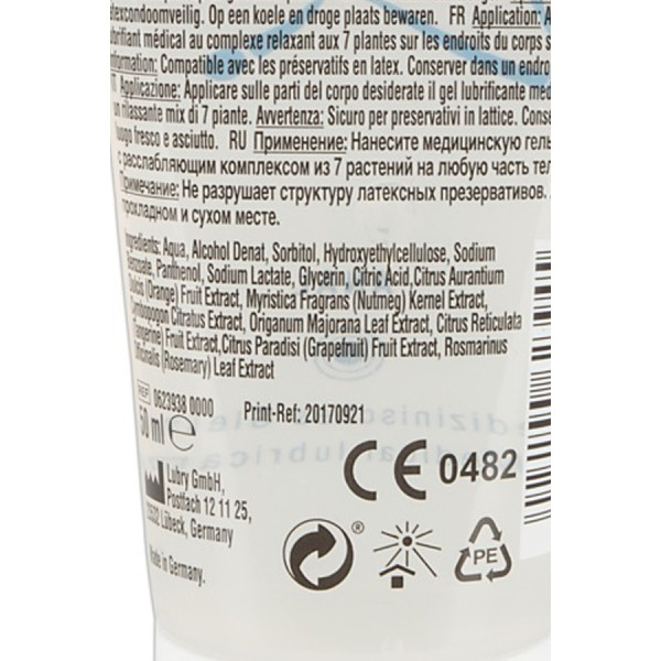 Lubrifiant anal végétalien 50ml 